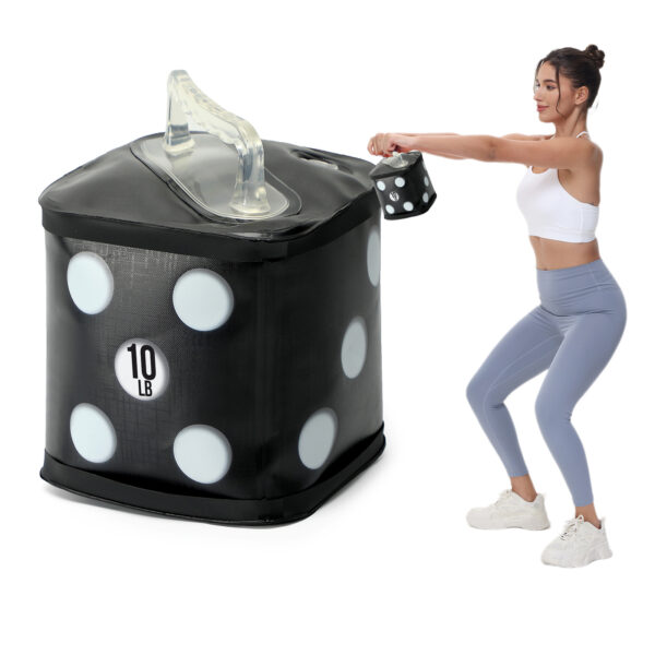 10lb Kettlebell Adjustable Weights Portable Water Filled Soft Kettlebell For Gym Sports Fitness Home Exercise Yoga Training Outdoor Travel Business Trip Workout - Image 8