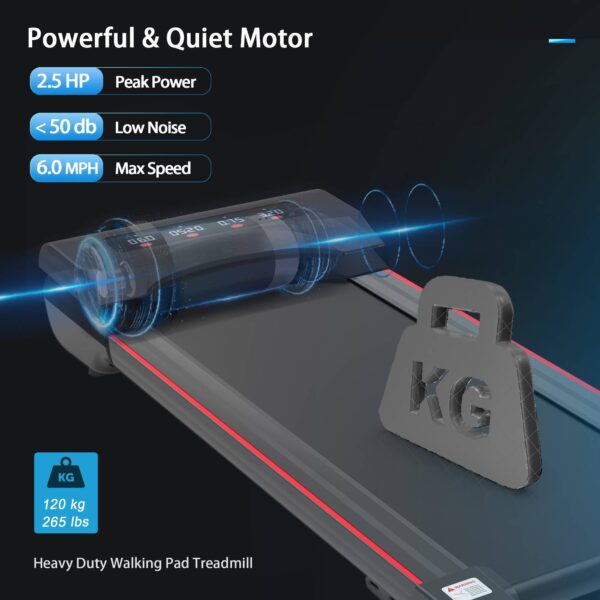 Under Desk Treadmill Machine Walking Pad For Home Office - Image 2